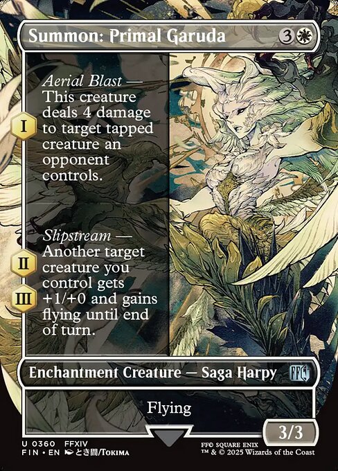 Image of Summon: Primal Garuda Final Fantasy (fin) #360
