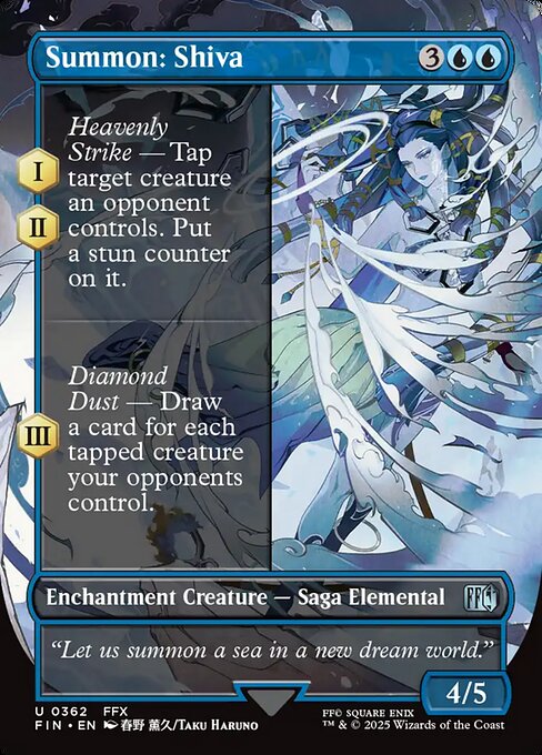 Image of Summon: Shiva Final Fantasy (fin) #362