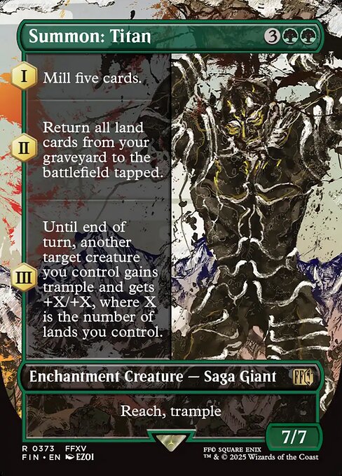 Image of Summon: Titan Final Fantasy (fin) #373