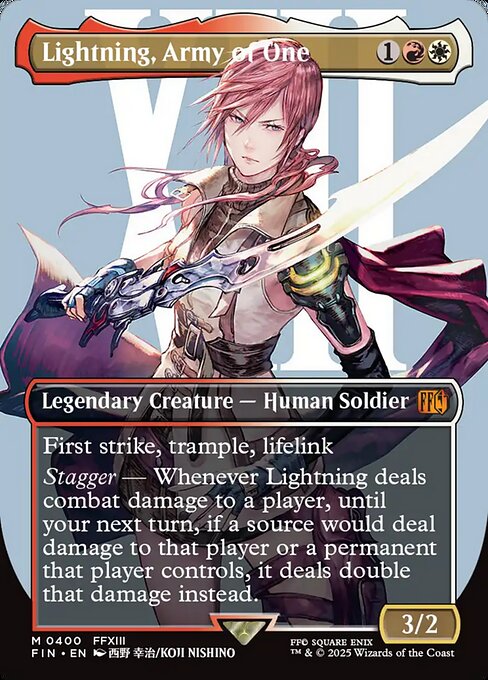 Image of Lightning, Army of One Final Fantasy (fin) #400