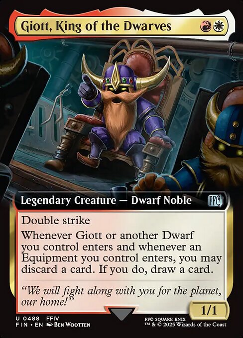 Image of Giott, King of the Dwarves Final Fantasy (fin) #488
