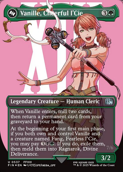 Image of Vanille, Cheerful l'Cie Final Fantasy - 537 -  MTG C-AC - Surge Foil
