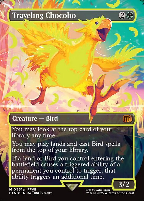 Image of Traveling Chocobo Final Fantasy (fin) #551a