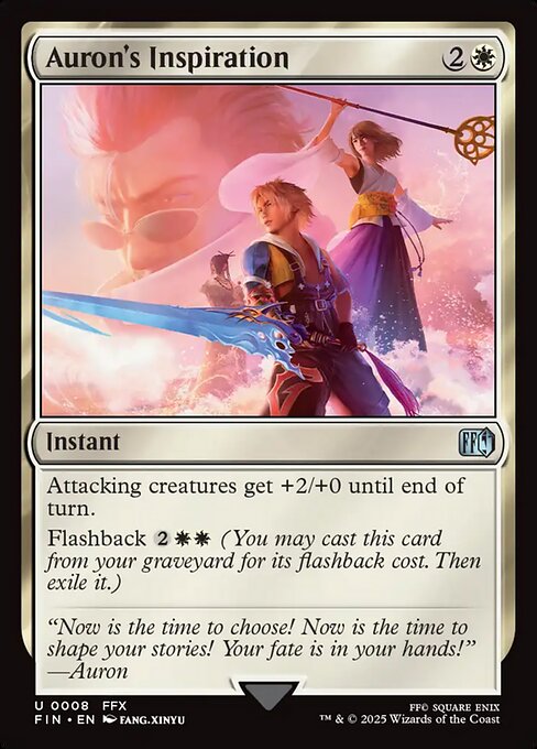 Image of Auron's Inspiration Final Fantasy (fin) #8