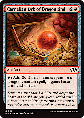 Carnelian Orb of Dragonkind #131 Foundations Jumpstart en