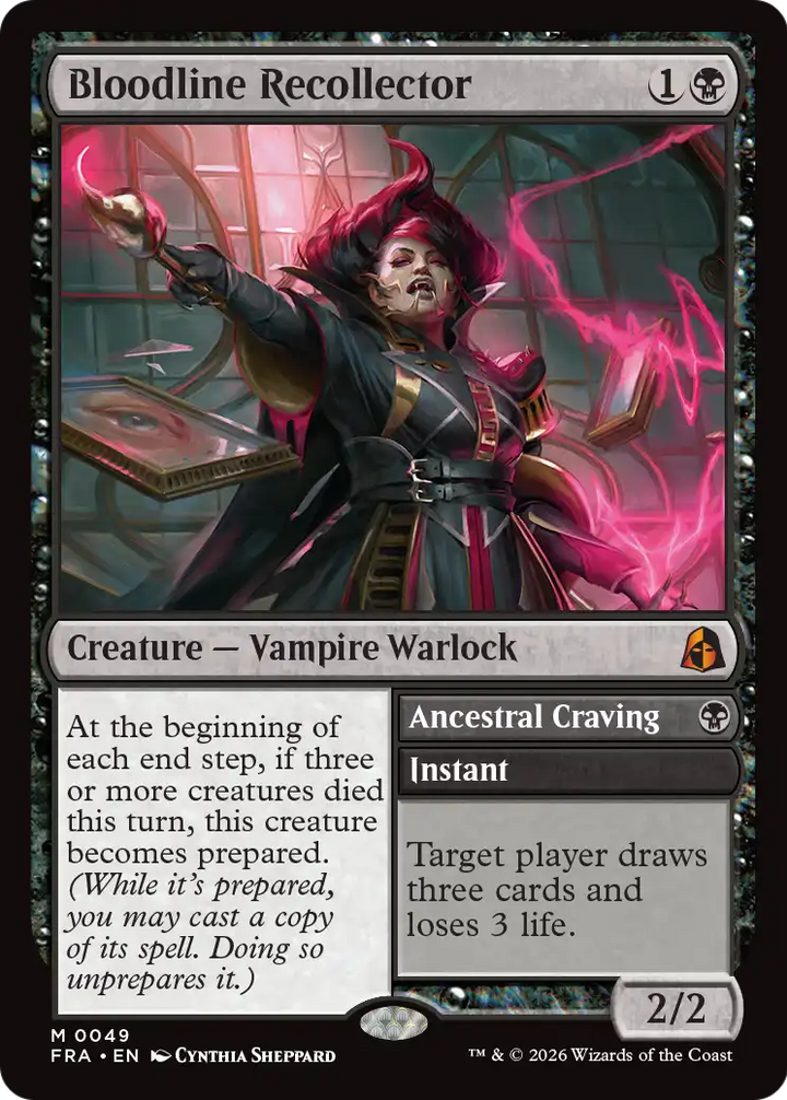Official Reality Fracture card — Bloodline Recollector