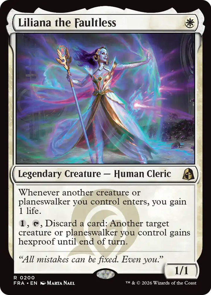 Official Reality Fracture card — Liliana the Faultless