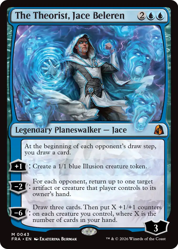 Official Reality Fracture card — The Theorist, Jace Beleren