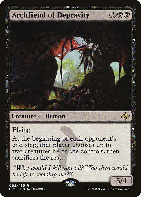 Image of Archfiend of Depravity Fate Reforged (frf) #62