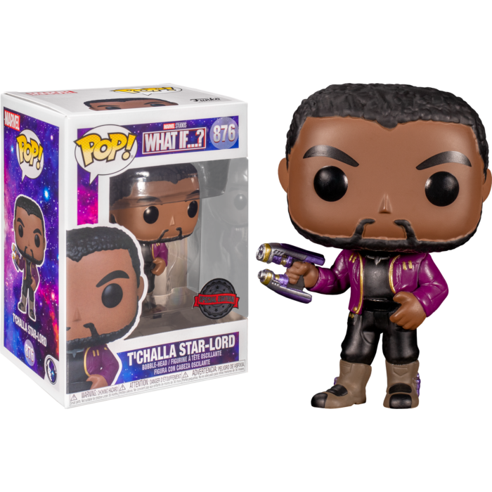 Marvel What If...? T Challla Star-Lord #876 [Unmasked] - Funko Pop! - Pop Culture Larrikin 