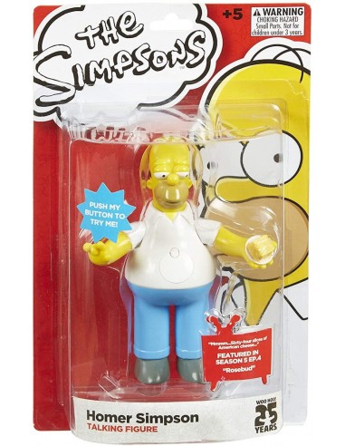 The Simpsons Homer Simpson 6" Talking Figure – 25th Anniversary