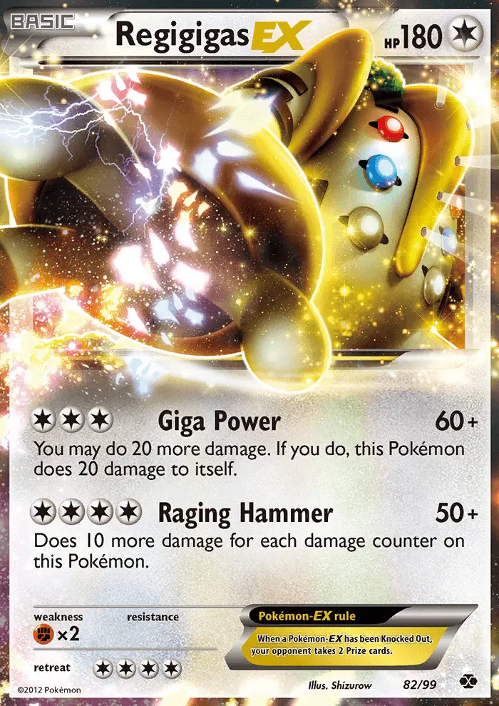 Image of Regigigas-EX Next Destinies (NXD) #82