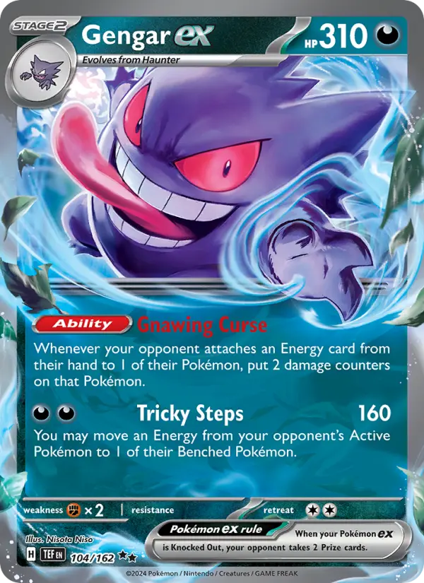 Image of Gengar ex Temporal Forces (TEF) #104