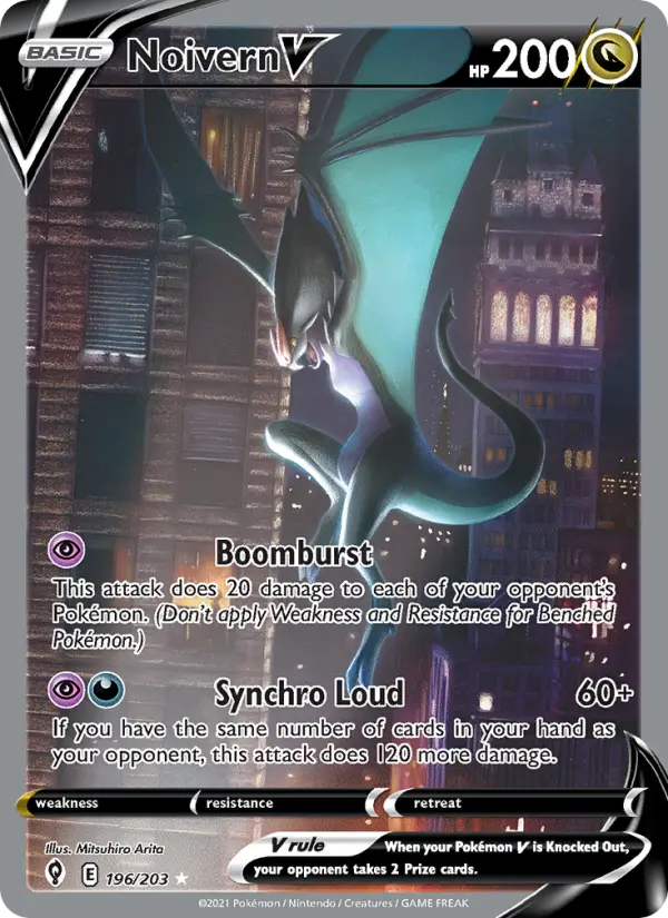 Image of Noivern V Evolving Skies (EVS) #196