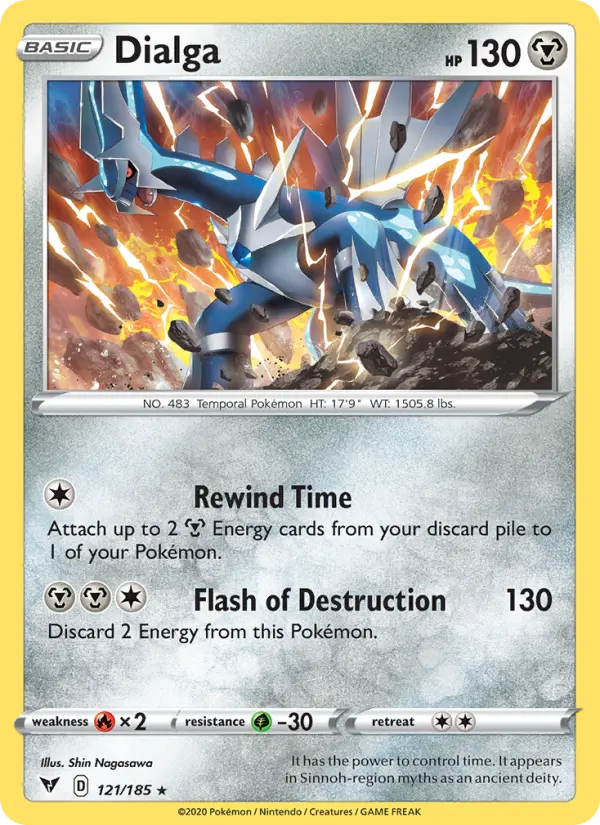 Image of Dialga Vivid Voltage (VIV) #121