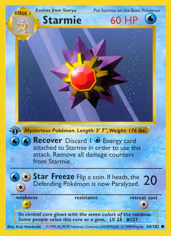 Image of Starmie Base Set (BS) #64