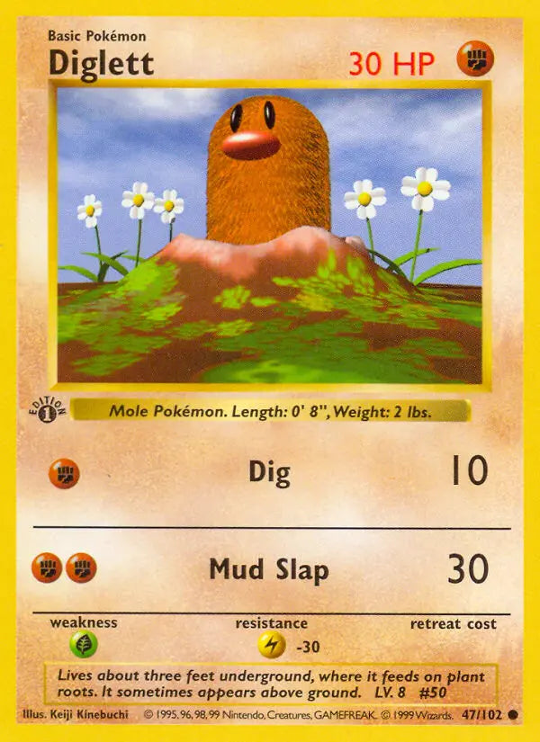 Image of Diglett Base Set (BS) #47