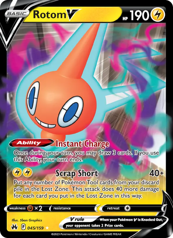 Image of Rotom V Crown Zenith (CRZ) #045