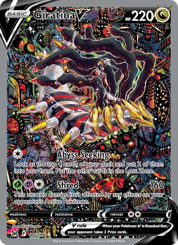 Image of Giratina V Lost Origin (LOR) #186