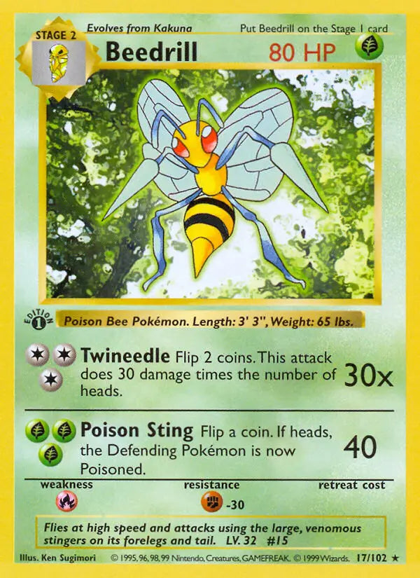 Image of Beedrill Base Set (BS) #17