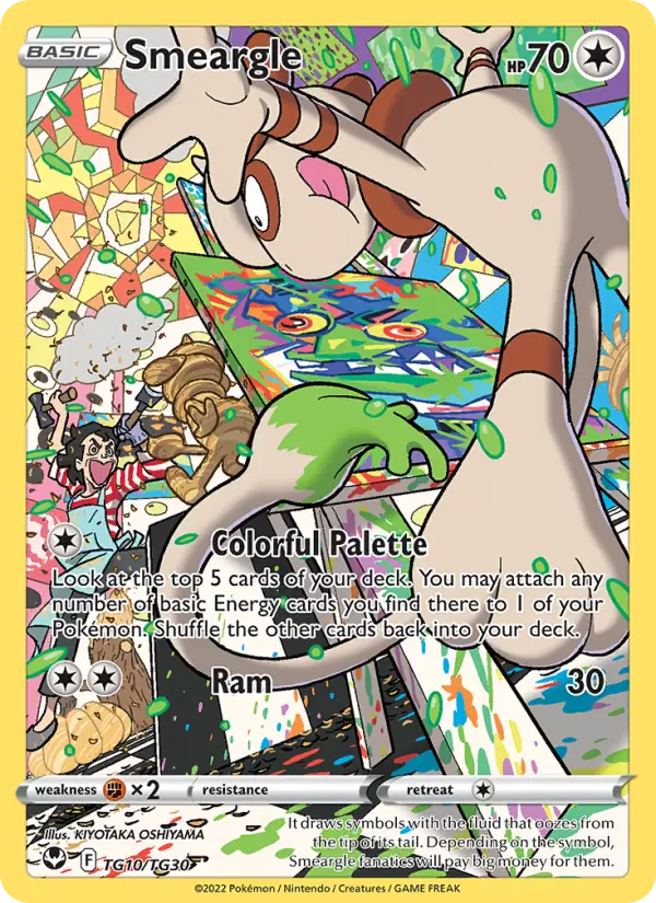 Image of Smeargle Silver Tempest (SIT) #TG10