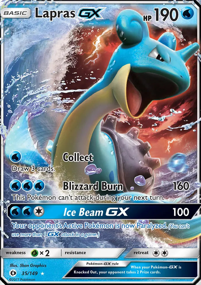 Image of Lapras-GX Sun and Moon (SUM) #35