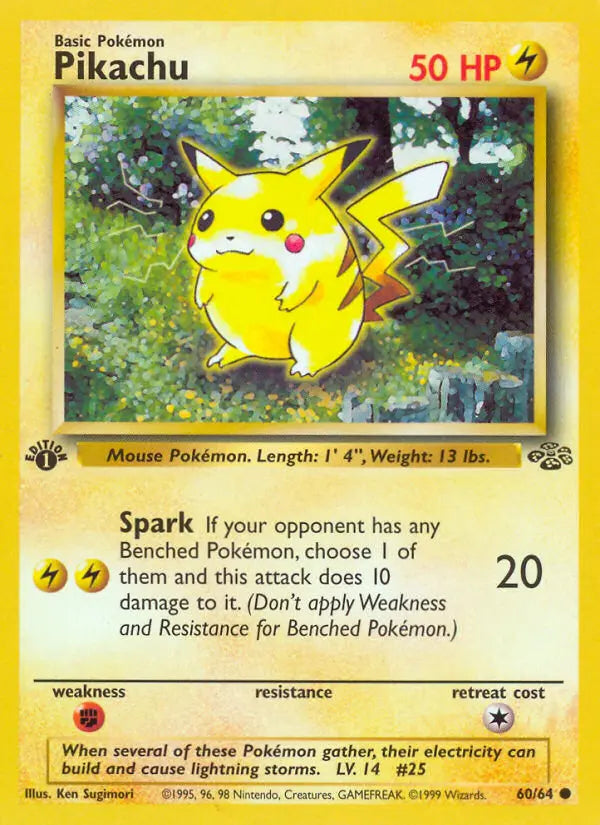 Image of Pikachu Jungle (JU) #60