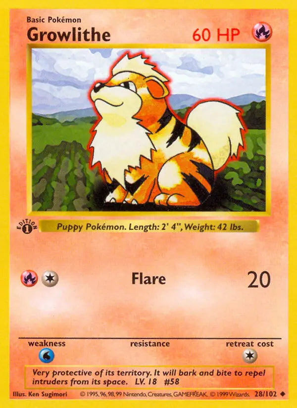 Image of Growlithe Base Set (BS) #28