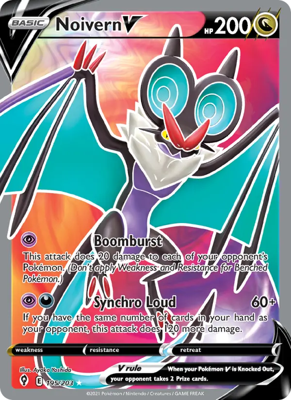 Image of Noivern V Evolving Skies (EVS) #195