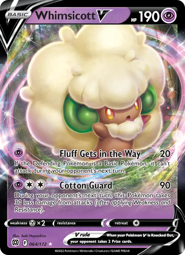 Image of Whimsicott V Brilliant Stars (BRS) #064