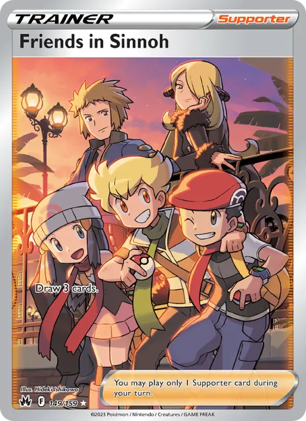 Image of Friends in Sinnoh Crown Zenith (CRZ) #149