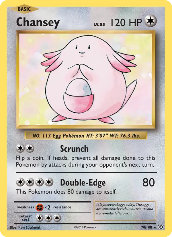 Image of Chansey Evolutions (EVO) #70