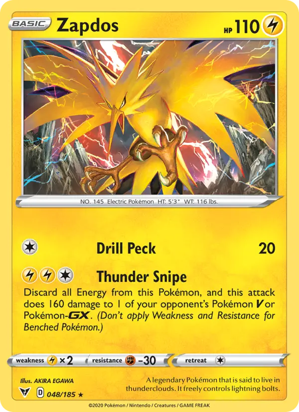 Image of Zapdos Vivid Voltage (VIV) #048