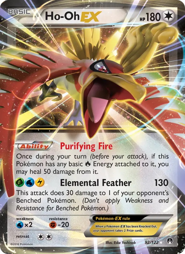Image of Ho-Oh-EX BREAKpoint (BKP) #92