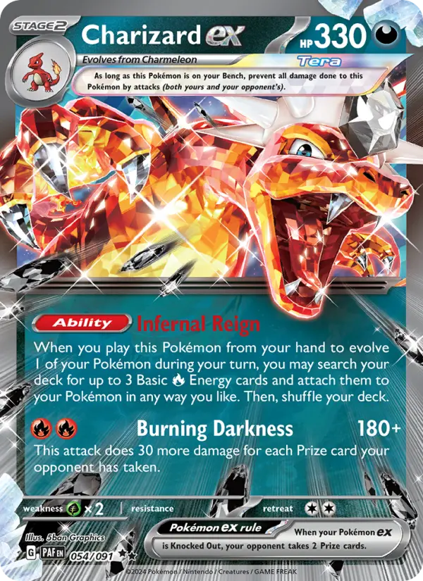 Image of Charizard ex Paldean Fates (PAF) #054