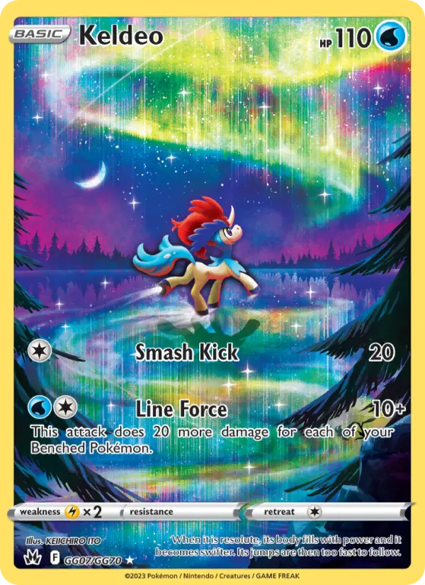 Image of Keldeo Crown Zenith (CRZ) #GG07