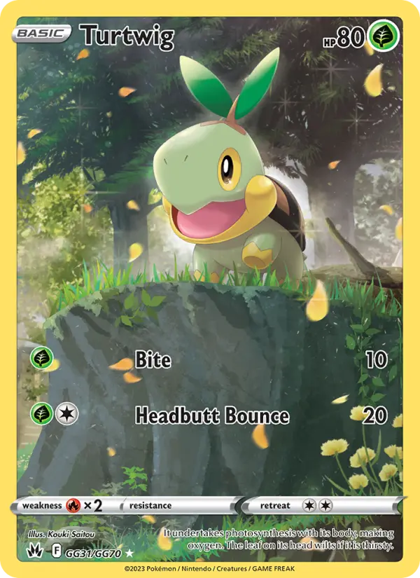 Image of Turtwig Crown Zenith (CRZ) #GG31