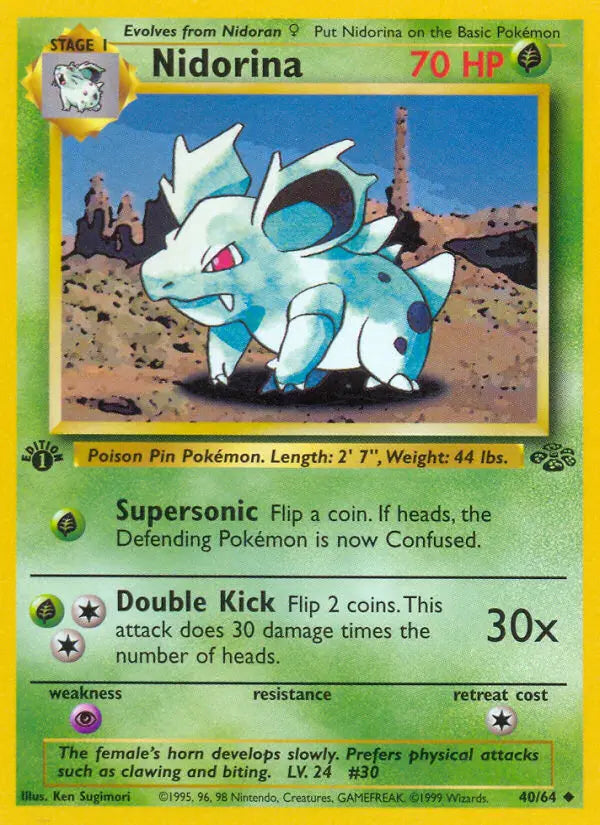 Image of Nidorina Jungle (JU) #40