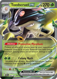 Image of Toedscruel ex Paldean Fates (PAF) #005