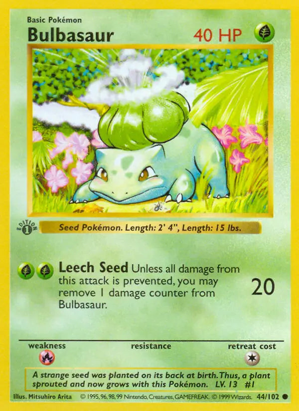 Image of Bulbasaur Base Set (BS) #44