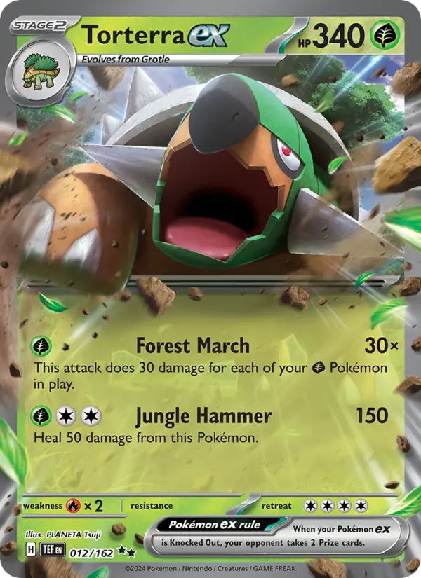 Image of Torterra ex Temporal Forces (TEF) #012