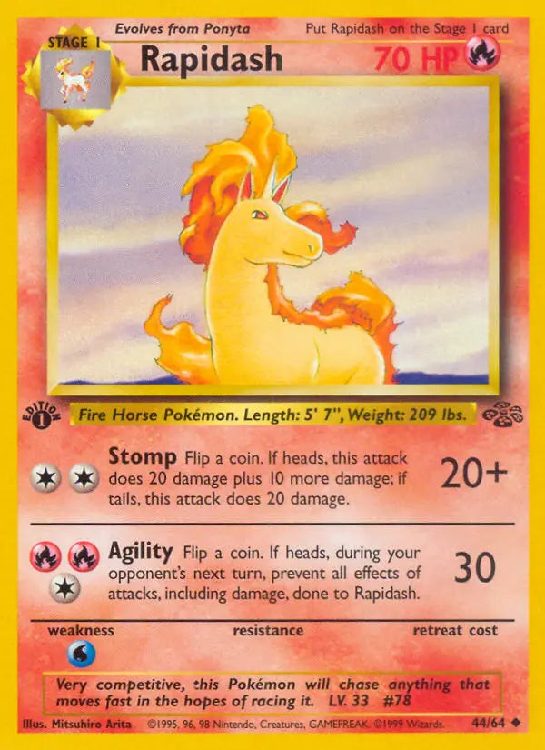 Image of Rapidash Jungle (JU) #44