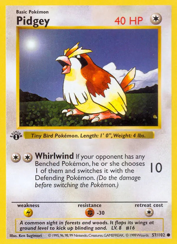 Image of Pidgey Base Set (BS) #57