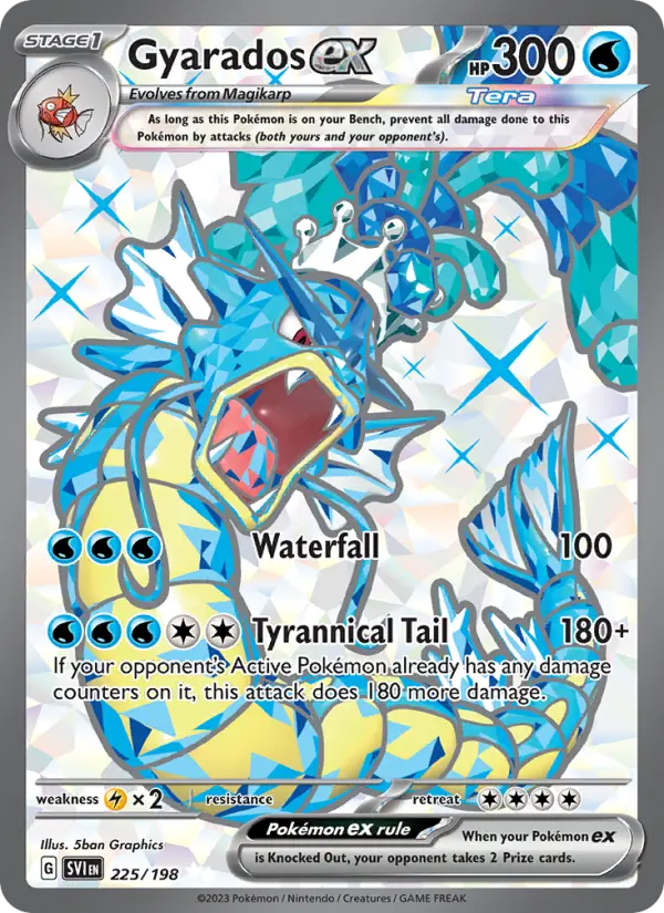 Image of Gyarados ex Scarlet and Violet (SVI) #225