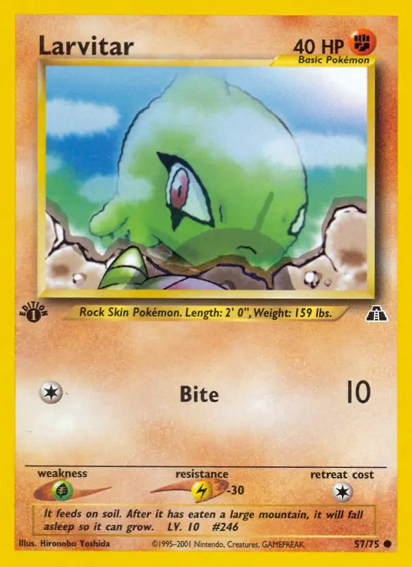 Image of Larvitar Neo Discovery (N2) #57