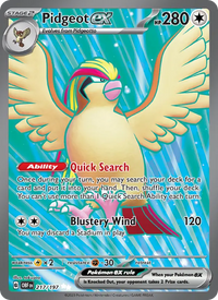 Image of Pidgeot ex Obsidian Flames (OBF) #217