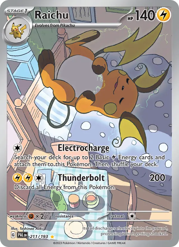 Image of Raichu Paldea Evolved (PAL) #211