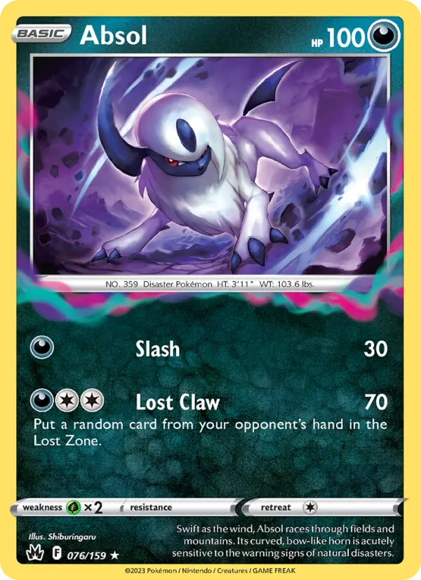 Image of Absol Crown Zenith (CRZ) #076