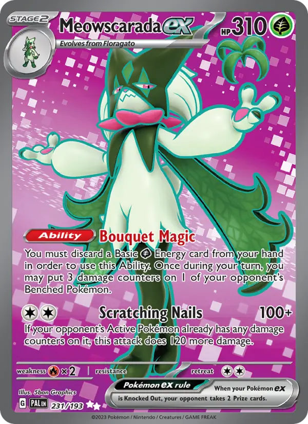 Image of Meowscarada ex Paldea Evolved (PAL) #231