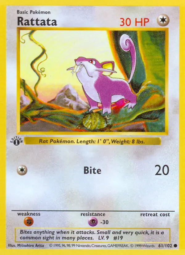 Image of Rattata Base Set (BS) #61